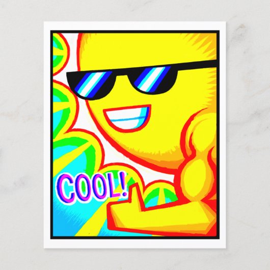 Comic Kaart #1404 Art Print (Voorkant)