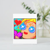 Comic Kaart #2049 Art Print (Staand voorkant)