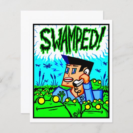 Comic Kaart #2054 Art Print (Voorkant / Achterkant)