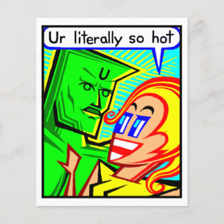 Comic Kaart #2554 Art Print