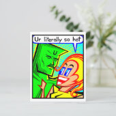 Comic Kaart #2554 Art Print (Staand voorkant)