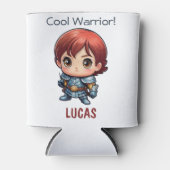 Comic Knight Personalized Kids Party Gift Blikjeskoeler (Voorkant)