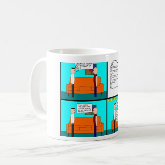 Comic Koffiemok (Voorkant links)