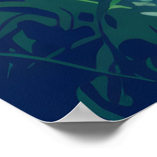 Comic Landscape Vector Poster - kleurrijk en speel (Hoek)