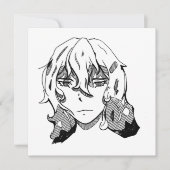 Comic lineart feestdagenkaart (Voorkant)