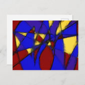 Comic Love Briefkaart (Voorkant / Achterkant)