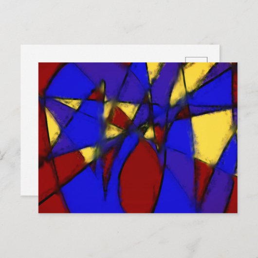 Comic Love Briefkaart (Voorkant / Achterkant)