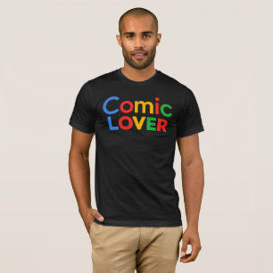 Comic Lover-ontwerp T-shirt