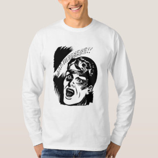 Comic Man Scream Halloween T-shirt