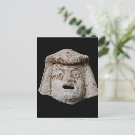 Comic-masker Briefkaart (Staand voorkant)