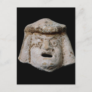 Comic-masker Briefkaart