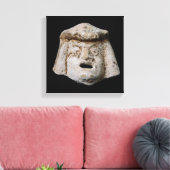 Comic-masker Canvas Afdruk (Insitu (Woonkamer))