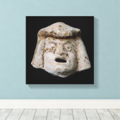 Comic-masker Canvas Afdruk (Insitu (Houten vloer))