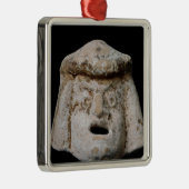 Comic-masker Metalen Ornament (Rechts)