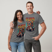 Comic Monster Voo Rock Skeleton Punk Psychobilly T-shirt (Unisex)