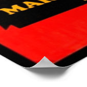 Comic No 1 Eerste editie - Savage Fists of Kung Fu Poster (Hoek)