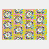 Comic paarden wikkelen papieren vellen (Voorkant 2)