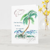 Comic Palm #2/"Agenda #1" Kaart (Gele Bloem)