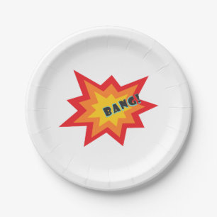 Comic Paper-Borden Papieren Bordje