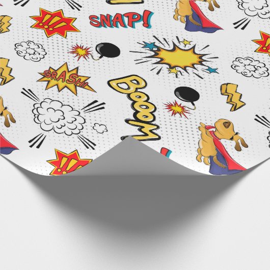 Comic Pattern  Cadeaupapier (Hoek)