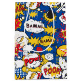Comic Pattern Gift Bag Medium Cadeauzakje (Voorkant)