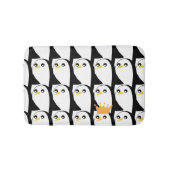 Comic Penguin: zwart wit  Badmat (Voorkant)