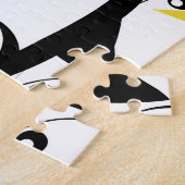 Comic Penguin: zwart wit Legpuzzel (Zijkant)