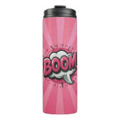 Comic Pop Art BOOM! Thermosbeker (Voorkant)