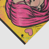 Comic Pop Art Decoupage Paper Love Strength Hope  Tissuepapier (Detail)