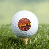 Comic Pop Art Explosion: Big Bang Golfballen (Insitu Shirt)