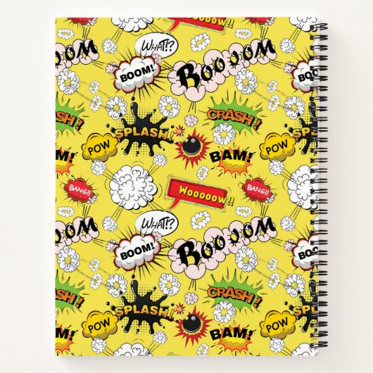 Comic Pop Art Notitieboek (Achterkant)