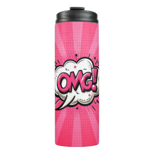 Comic Pop Art OMG! Thermosbeker