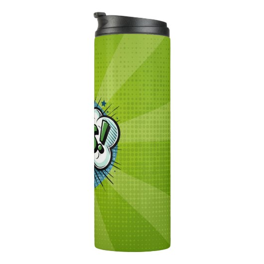 Comic Pop Art OOPS! Thermosbeker (Geroteerd rechts)