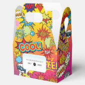 Comic Pop Art 💥🎨 Speech Bubble Retro Graffiti Bedankdoosjes (Geopend)