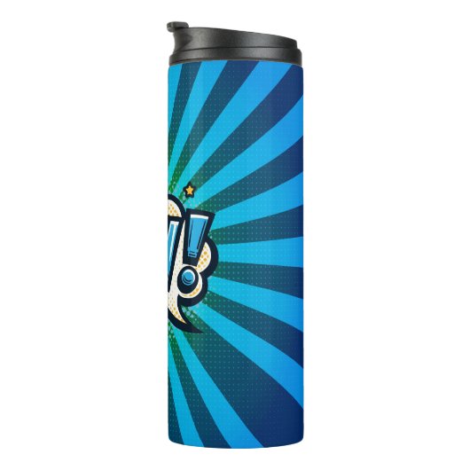 Comic Pop Art! Thermosbeker (Geroteerd rechts)