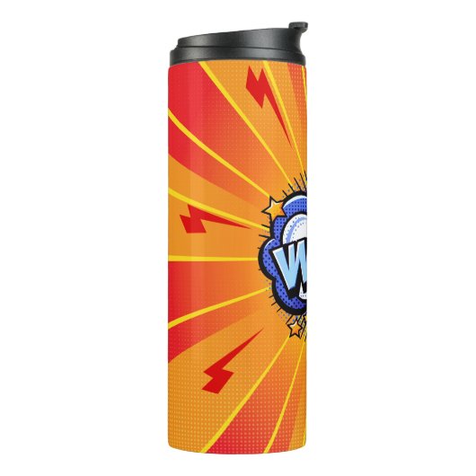 Comic Pop Art! Thermosbeker (Gedraaid links)
