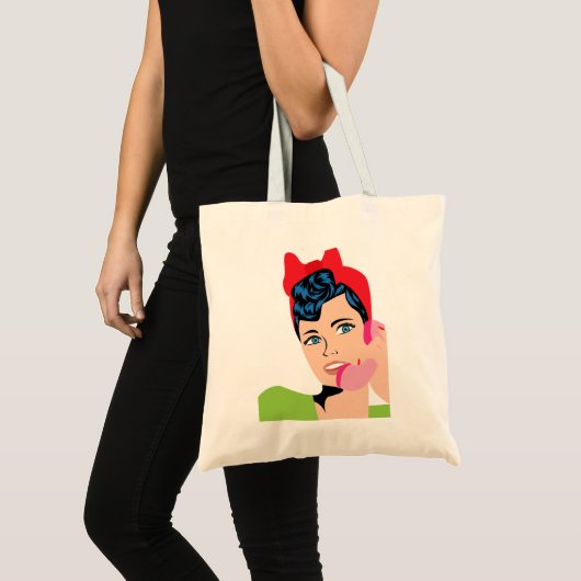 Comic Pop Art Tote Bag (Voorkant (product))