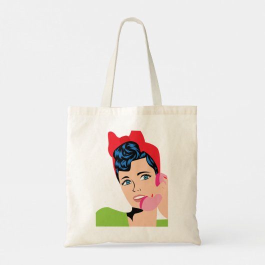 Comic Pop Art Tote Bag (Achterkant)
