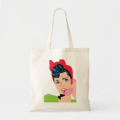 Comic Pop Art Tote Bag (Voorkant)