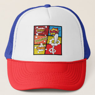 Comic pop art trucker pet