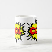 Comic Pop Art Yellow Red COOL Novelty Funny Koffiemok (Center)