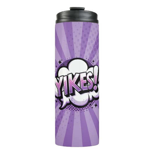 Comic Pop Art Yikes! Thermosbeker (Voorkant)