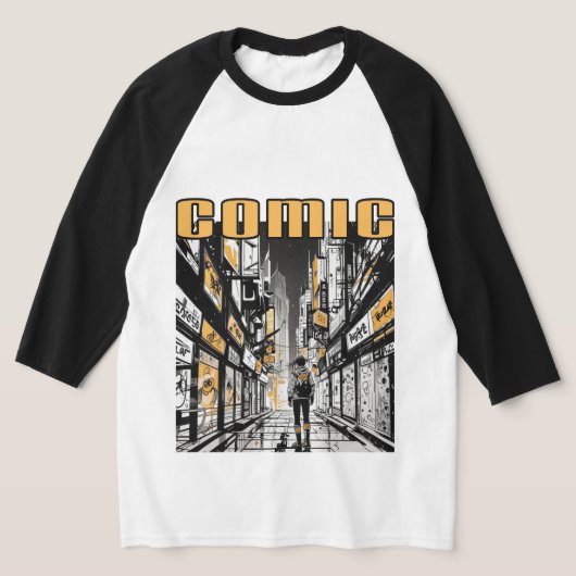 Comic Raglan T-shirt (Laagn)