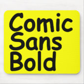 comic sans bold muismat (Voorkant)
