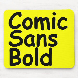 comic sans bold muismat
