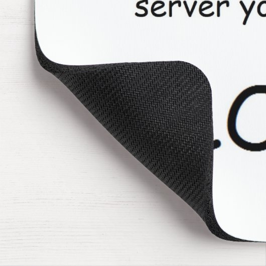 Comic Sans Mousepad Muismat (Hoek)