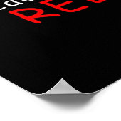 COMIC SANS white lettering Poster (Hoek)