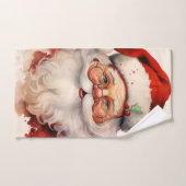Comic santa claus bad handdoek (Handdoek)