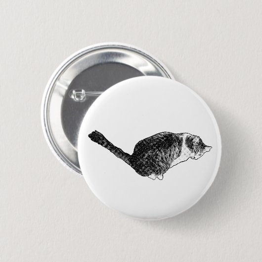 Comic Shift, Posy Dots Ronde Button 5,7 Cm (Voorkant /achterkant)