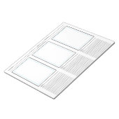 Comic Sjabloon Notitieblok (Schuin)